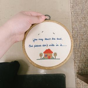 Embroidered Frame